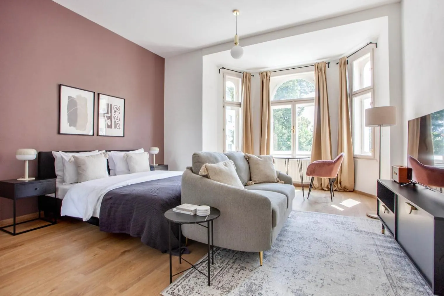 Apartament Blueground Vrsovice Near Park Peaceful Area Prg-6 Praga 0*,